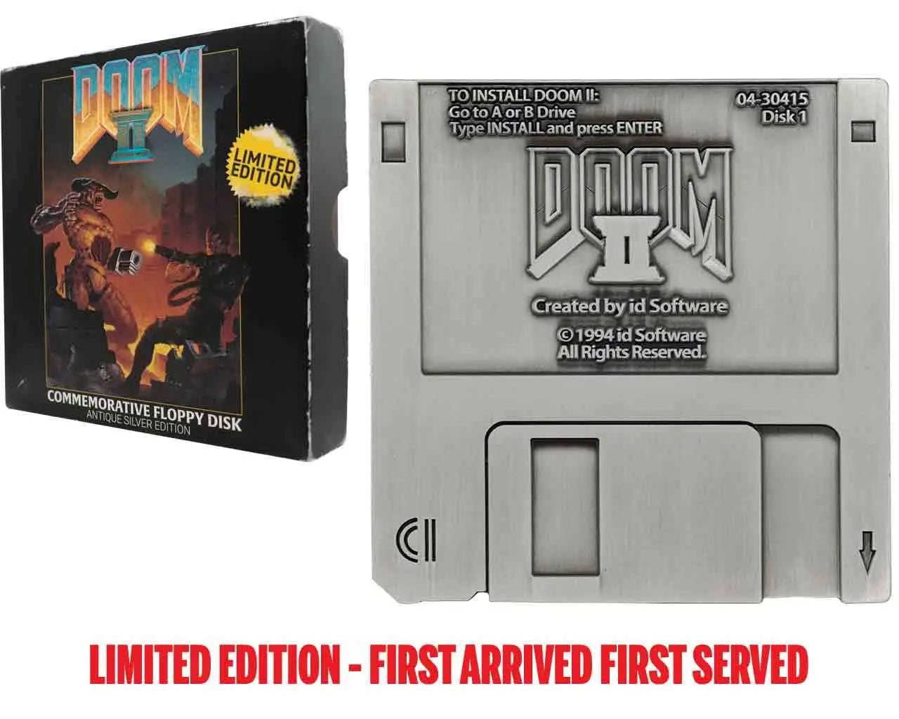 FANATTIK DOOM 2 FLOPPY DISK LIMITED EDITION REPLICA LIMITED EDITION