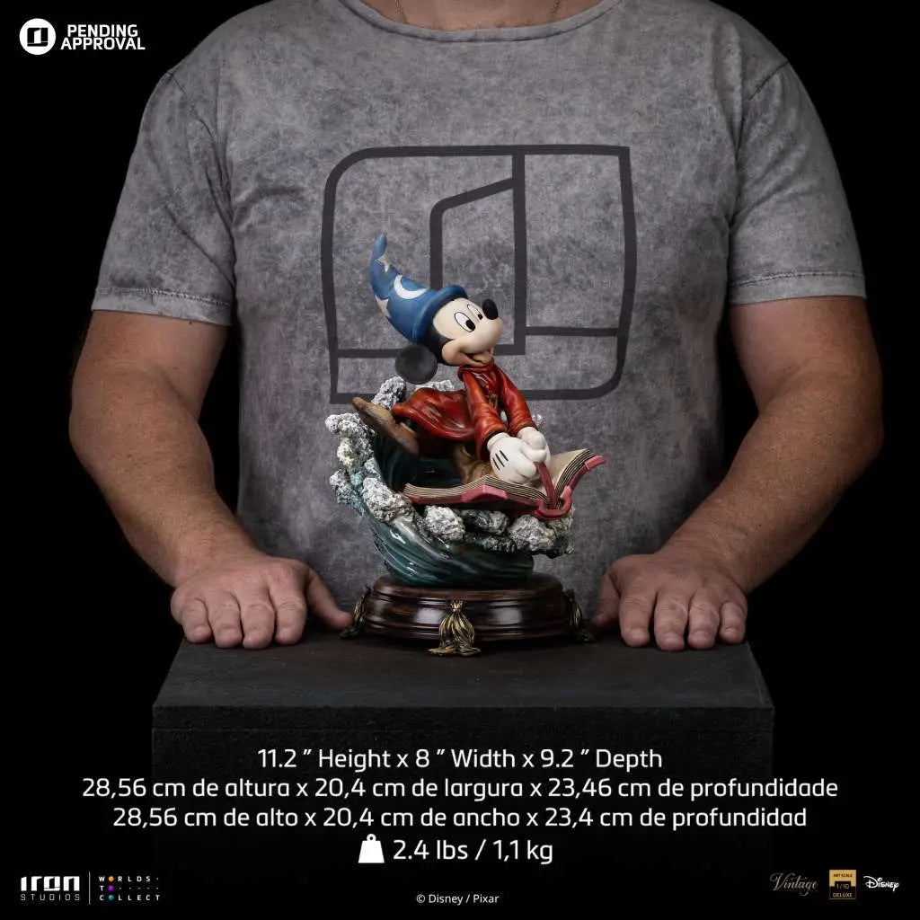 IRON STUDIOS DISNEY CLASSICS SORCERER MICKEY 1/10 STATUA 28.56 cm