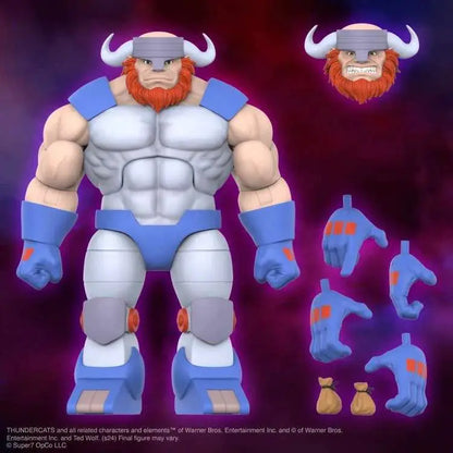 SUPER 7 - THUNDERCATS THUNDERCATS ULTIMATES! W 12 CRUNCHER AF ACTION FIGURE 17 cm