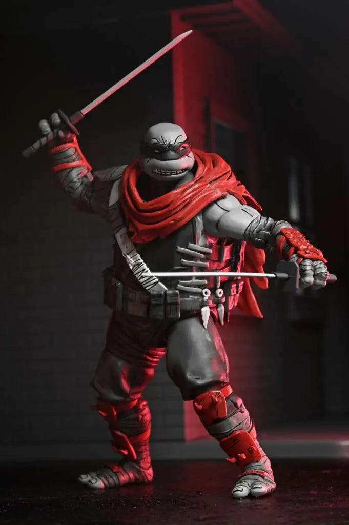 NECA TMNT LAST RONIN LOST YEAR LEONARDO NIGHTWATCHER AF ACTION FIGURE 17 cm