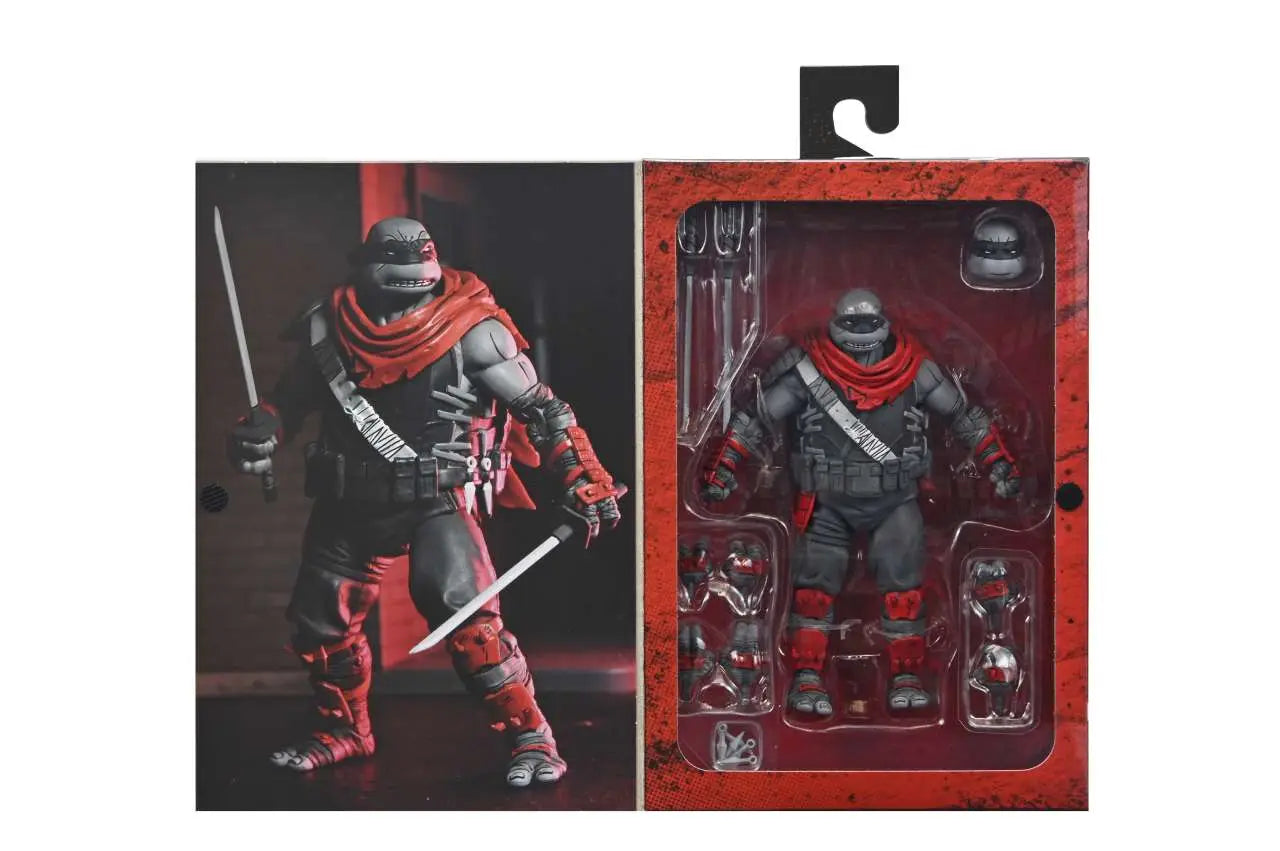 NECA TMNT LAST RONIN LOST YEAR LEONARDO NIGHTWATCHER AF ACTION FIGURE 17 cm