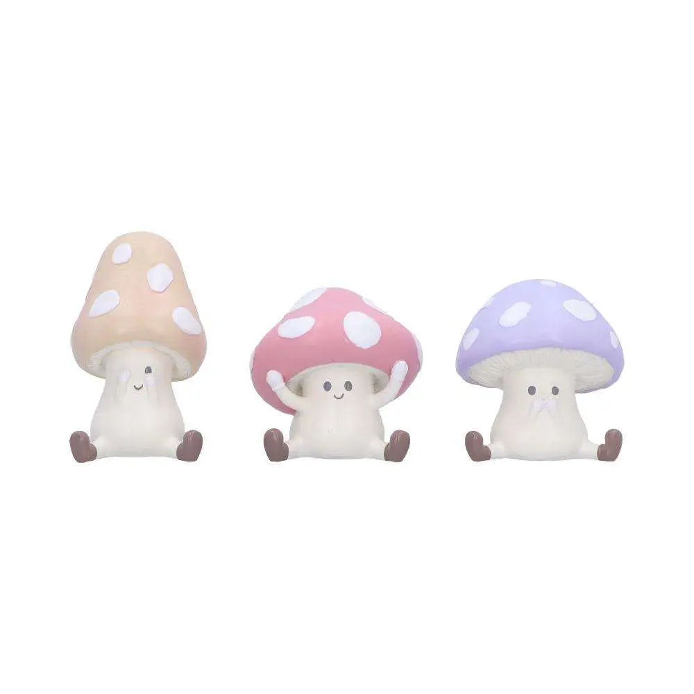 NEMESIS NOW THREE WISE TOADSTOOLS MINI FIGURA 8.5 cm