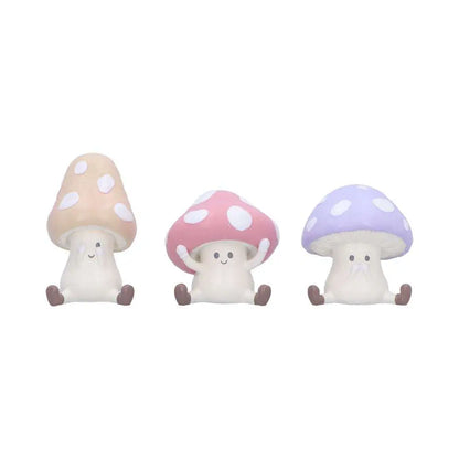 NEMESIS NOW THREE WISE TOADSTOOLS MINI FIGURA 8.5 cm