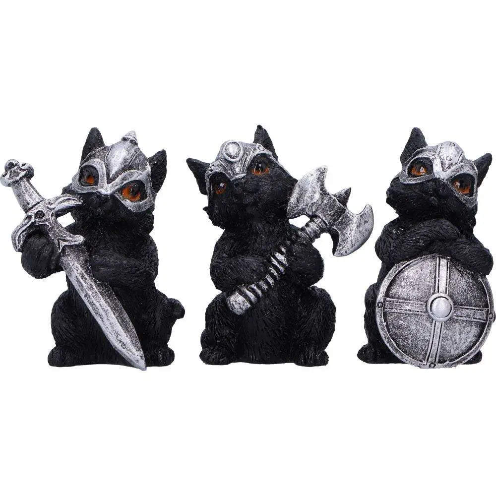 NEMESIS NOW CAT CRUSADERS (SET 6) MINI FIGURA 5.5 cm