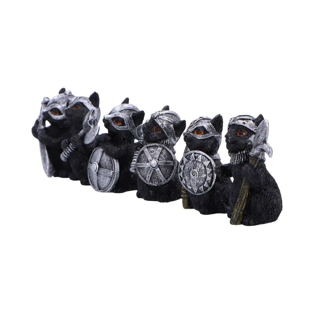 NEMESIS NOW CAT CRUSADERS (SET 6) MINI FIGURA 5.5 cm