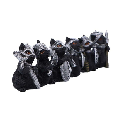 NEMESIS NOW CAT CRUSADERS (SET 6) MINI FIGURA 5.5 cm