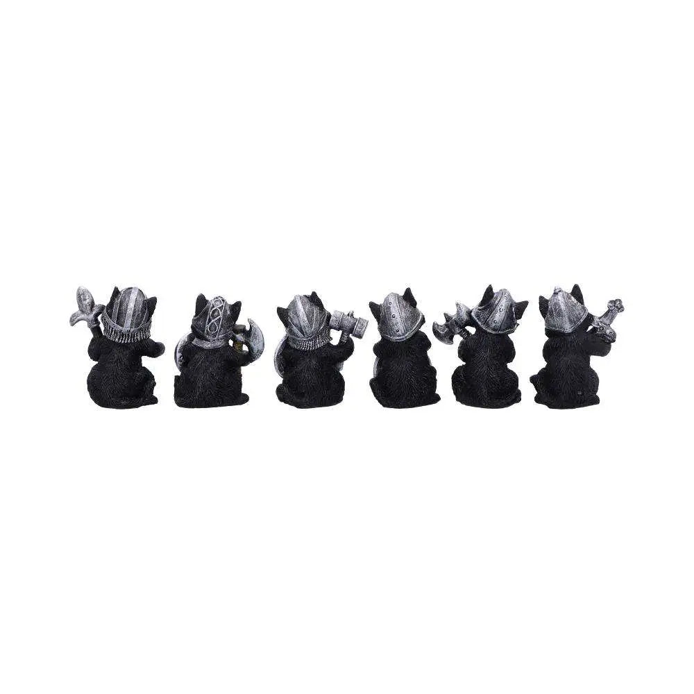 NEMESIS NOW CAT CRUSADERS (SET 6) MINI FIGURA 5.5 cm