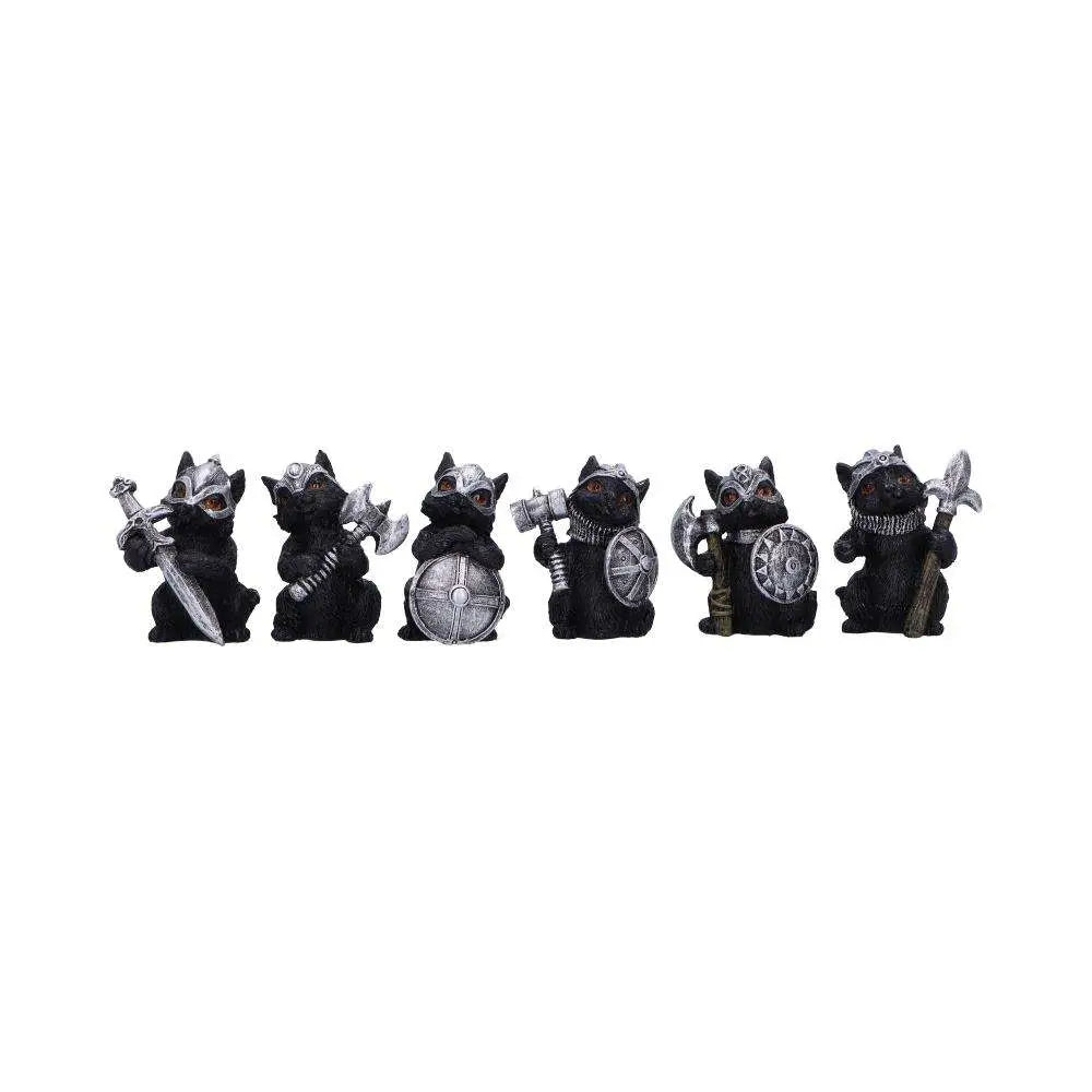 NEMESIS NOW CAT CRUSADERS (SET 6) MINI FIGURA 5.5 cm