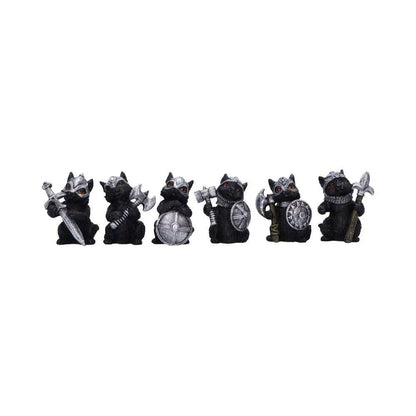 NEMESIS NOW CAT CRUSADERS (SET 6) MINI FIGURA 5.5 cm