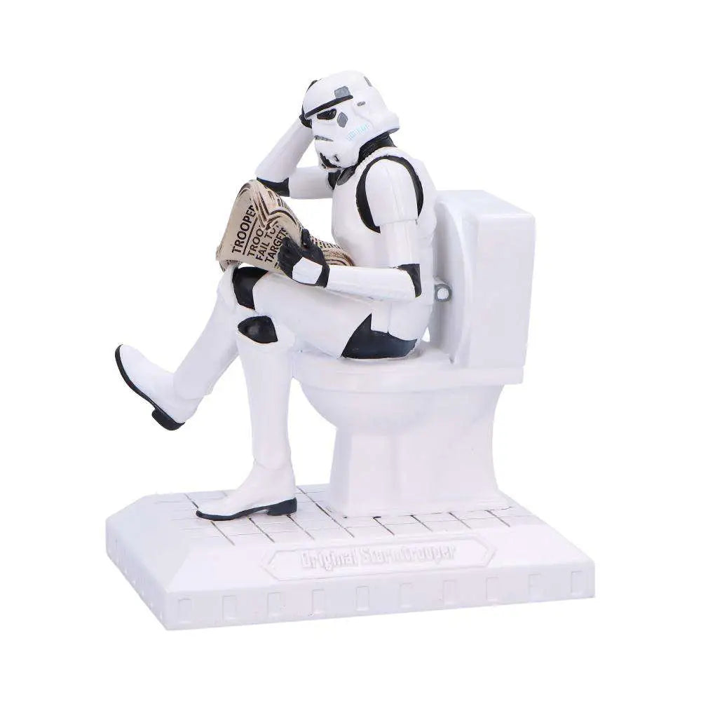 NEMESIS NOW ORIGINAL STORMTOOPER POOPER TROOPER TOILET FIGURINE STATUA 14 cm