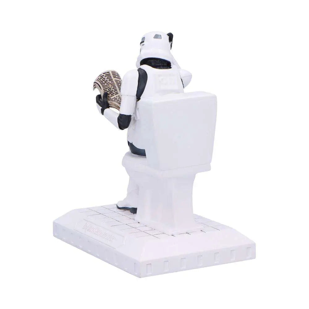 NEMESIS NOW ORIGINAL STORMTOOPER POOPER TROOPER TOILET FIGURINE STATUA 14 cm