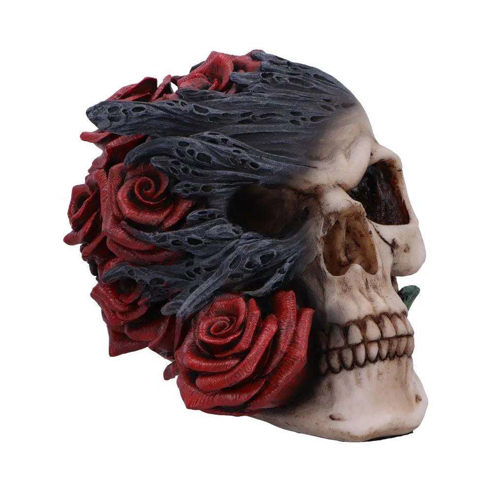NEMESIS NOW SKULL SOUL ROSE HEADKNOCKER 13 cm