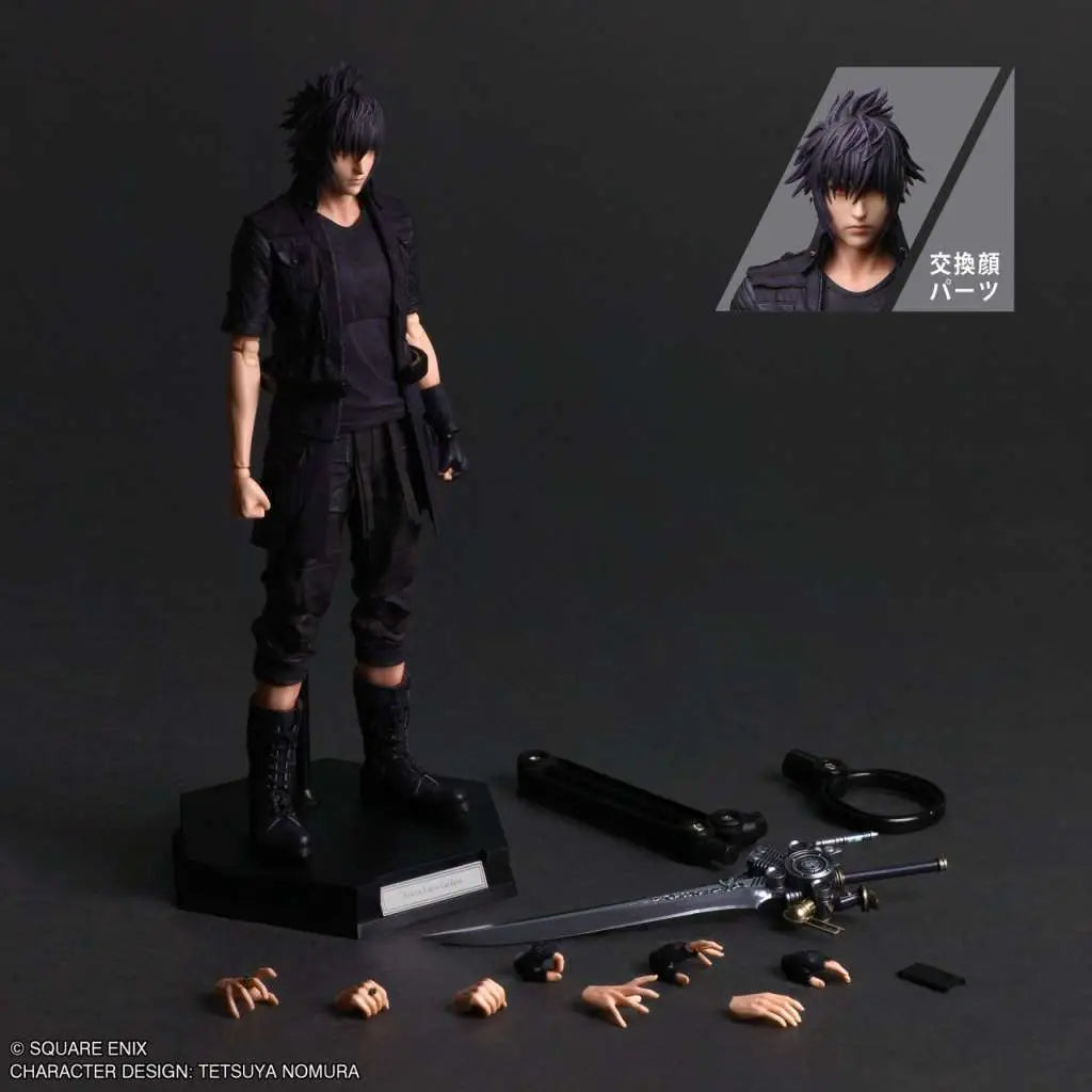 SQUARE ENIX FINAL FANTASY 15 NOCTIS LUCIUS CAELUM PLAY ARTS SHIN AF ACTION FIGURE 26 cm