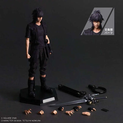 SQUARE ENIX FINAL FANTASY 15 NOCTIS LUCIUS CAELUM PLAY ARTS SHIN AF ACTION FIGURE 26 cm