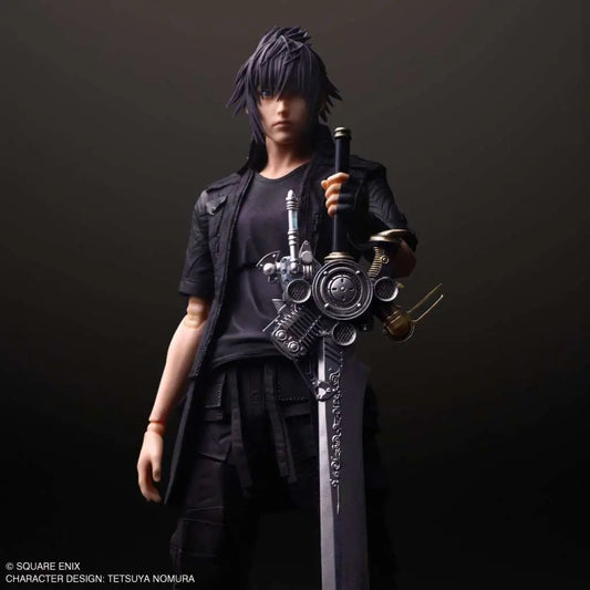 SQUARE ENIX FINAL FANTASY 15 NOCTIS LUCIUS CAELUM PLAY ARTS SHIN AF ACTION FIGURE 26 cm