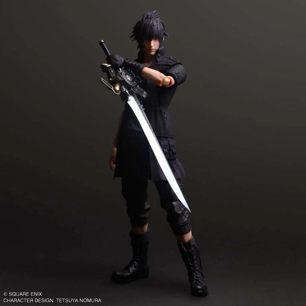 SQUARE ENIX FINAL FANTASY 15 NOCTIS LUCIUS CAELUM PLAY ARTS SHIN AF ACTION FIGURE 26 cm