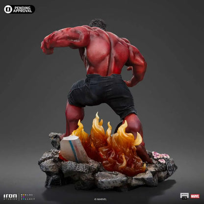 IRON STUDIOS CAPTAIN AMERICA BRAVE NEW WORLD RED HULK 1/10 STATUA 23.5 cm
