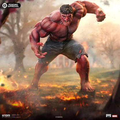 IRON STUDIOS CAPTAIN AMERICA BRAVE NEW WORLD RED HULK 1/10 STATUA 23.5 cm