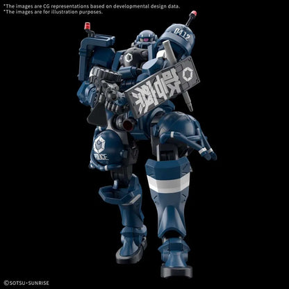 BANDAI HG POLICE ZAKU 1/144 MODEL KIT 13 cm