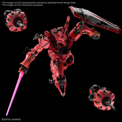 BANDAI - GUNDAM HG RED 1/144 MODEL KIT 13 cm