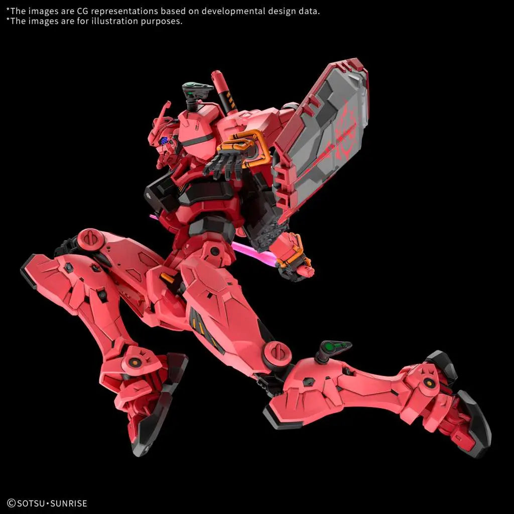 BANDAI - GUNDAM HG RED 1/144 MODEL KIT 13 cm