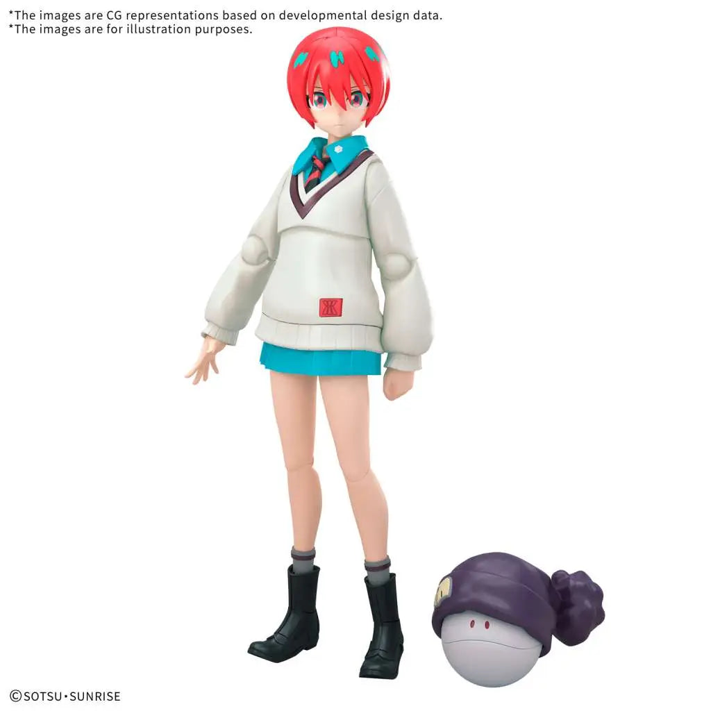 BANDAI RISE AMATE YUZURIHA MACHU MODEL KIT 13 cm