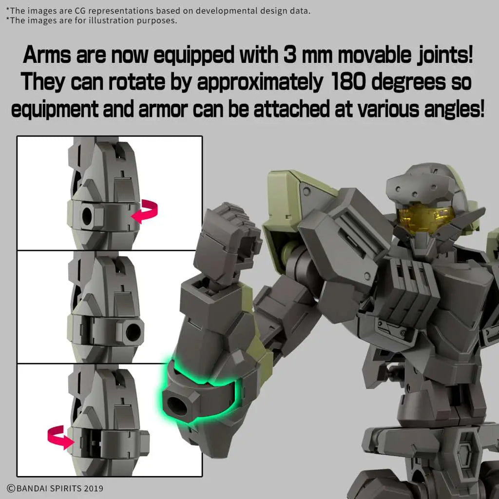 BANDAI 30MM EEXM-40 IGLIGHT 01 1/144 MODEL KIT 13 cm