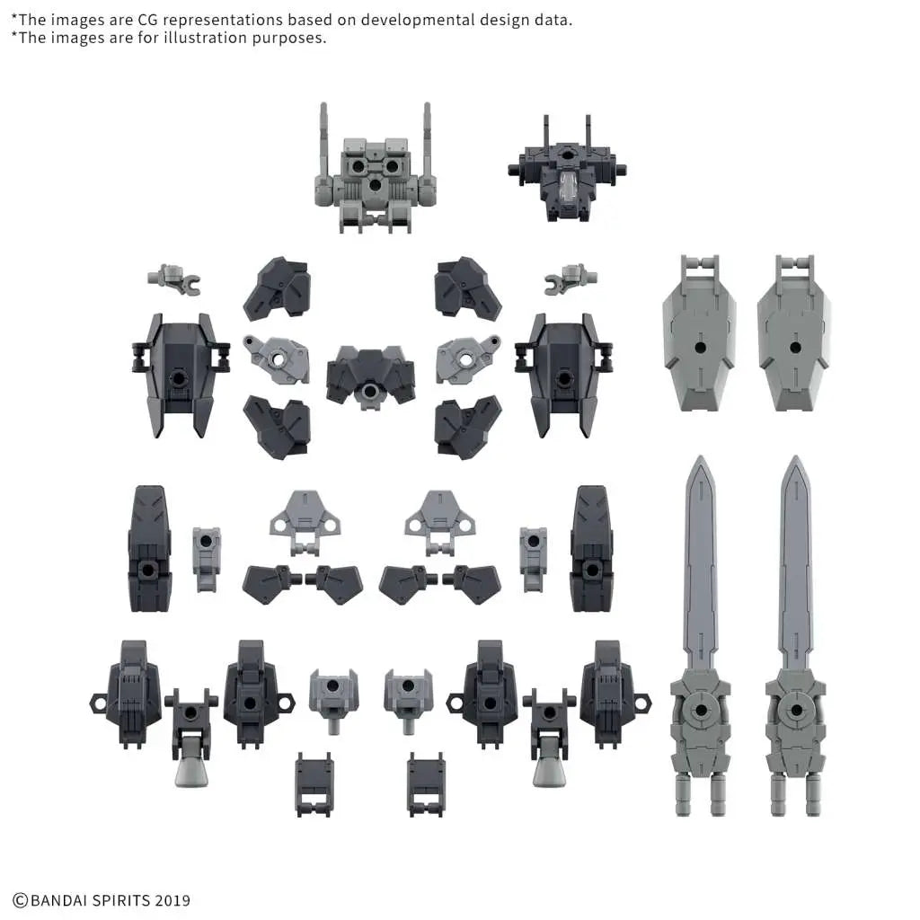 30MM OPTION PARTS SET 20 FULL ARMOR UNIT 1 1/144