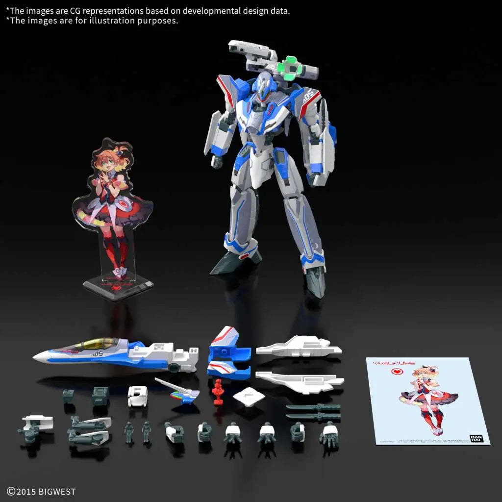 HG VF-31J SIEGFRIED HAYATE IMMELMANN USE DELUXE SET 1/100