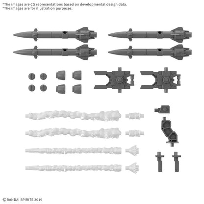 BANDAI 30MM OPTION PARTS SET 21 MULTI MISSILE 1 1/144 MODEL KIT N.A.