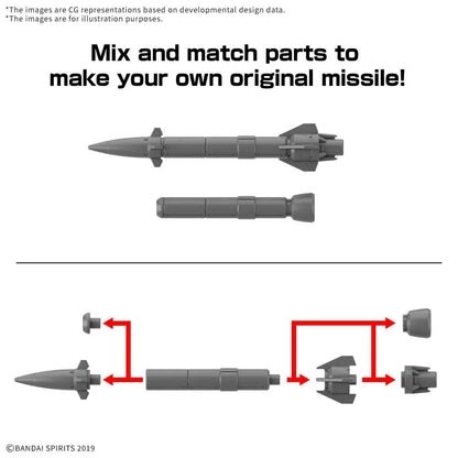 BANDAI 30MM OPTION PARTS SET 21 MULTI MISSILE 1 1/144 MODEL KIT N.A.