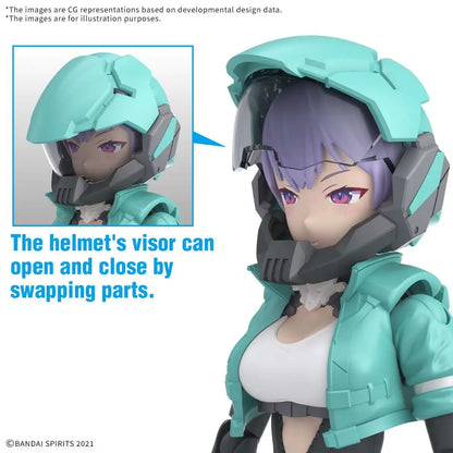 BANDAI 30MS SIS-V00 RYDIRA COLOR MODEL KIT 13 cm