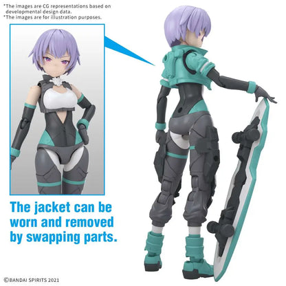 BANDAI 30MS SIS-V00 RYDIRA COLOR MODEL KIT 13 cm