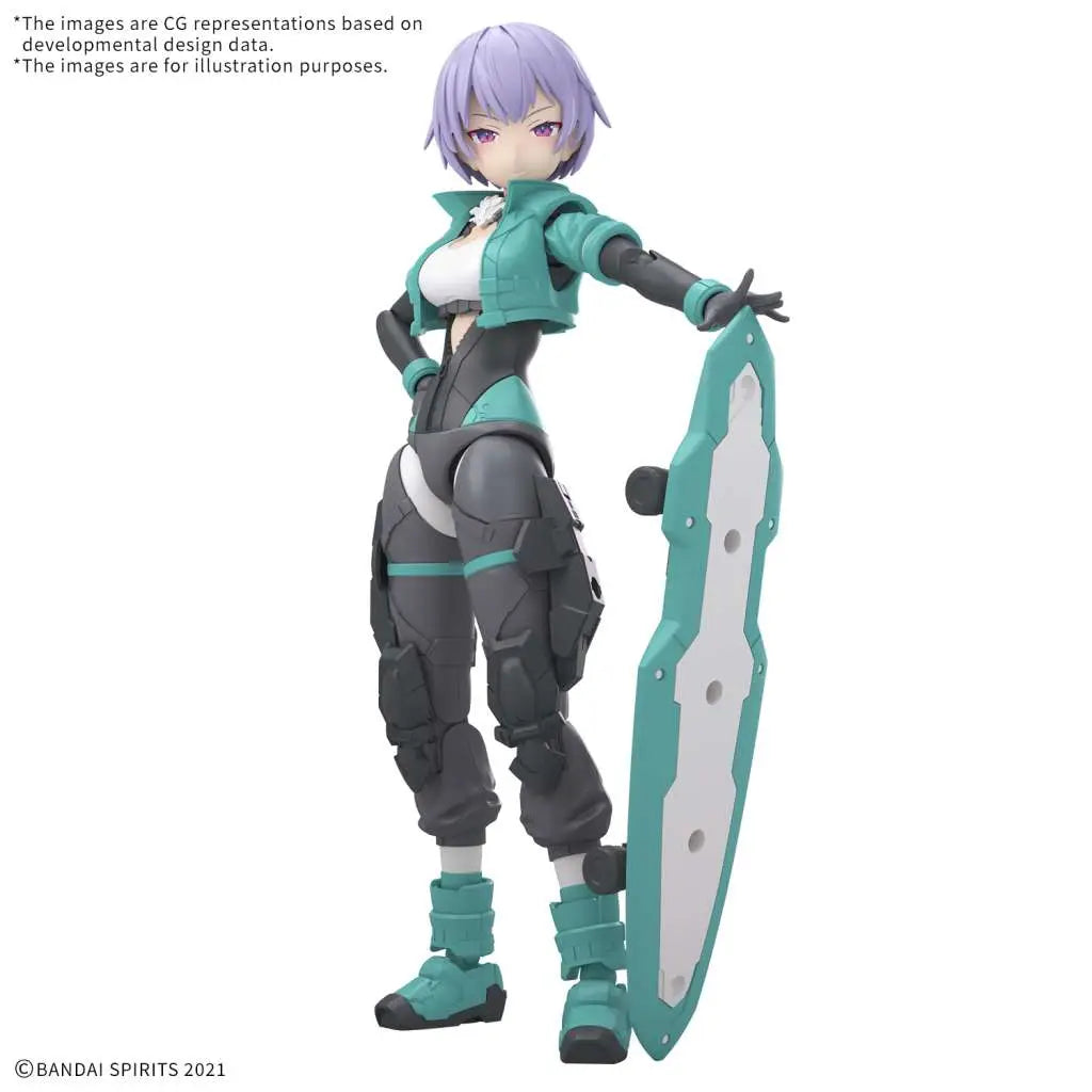 BANDAI 30MS SIS-V00 RYDIRA COLOR MODEL KIT 13 cm