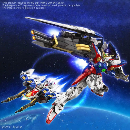 BANDAI - GUNDAM RG WING ZERO TV VERSION 1/144 MODEL KIT 15 cm