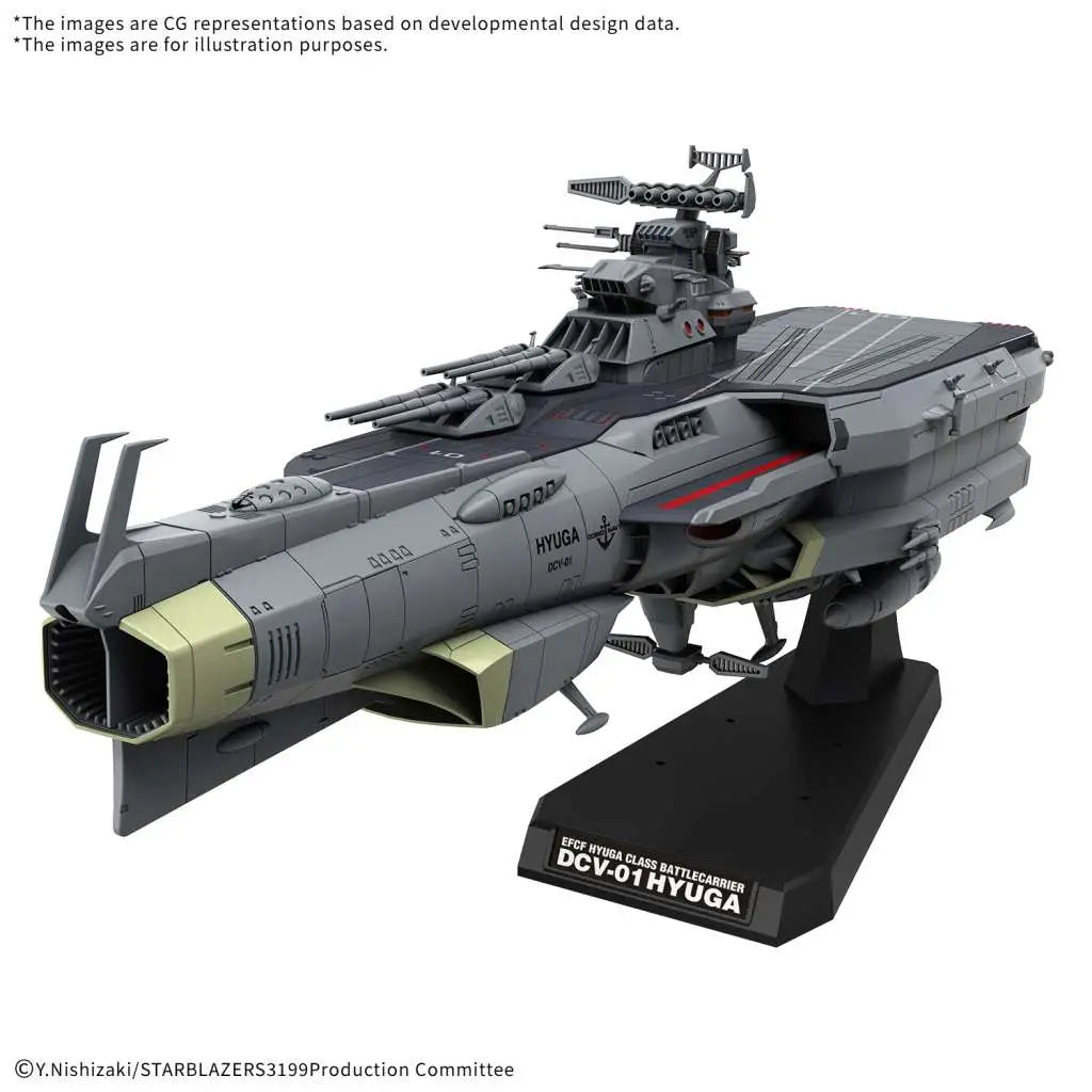 YAMATO 3199 EFCF HYUGA CLASS BATTLECARRIER DCV-01 HYUGA 1/1000