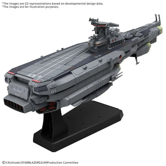 YAMATO 3199 EFCF HYUGA CLASS BATTLECARRIER DCV-01 HYUGA 1/1000
