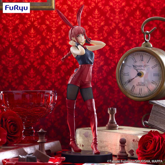 CHAINSAW MAN BICUTE BUNNIES PVC STATUA MAKIMA RED COLOR VER. 30 CM FURYU