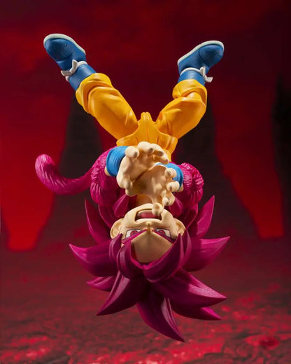 BANDAI SON GOKU DRAGON BALL DAIMA S.H. FIGUARTS MINI SUPER SAIYAN 4 ACTION FIGURE 8 CM