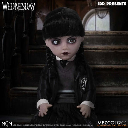 MEZCO TOYS LDD PRESENTS WEDNESDAY NEVERMORE ACADEMY UNIFORM AF ACTION FIGURE 25 cm