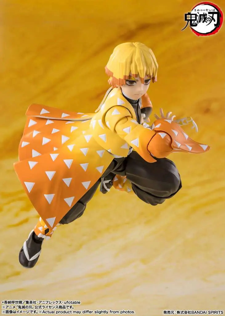 BANDAI ZENITSU - DEMON SLAYER S.H.FIGUARTS AGATSUMA ACTION FIGURE 14 cm