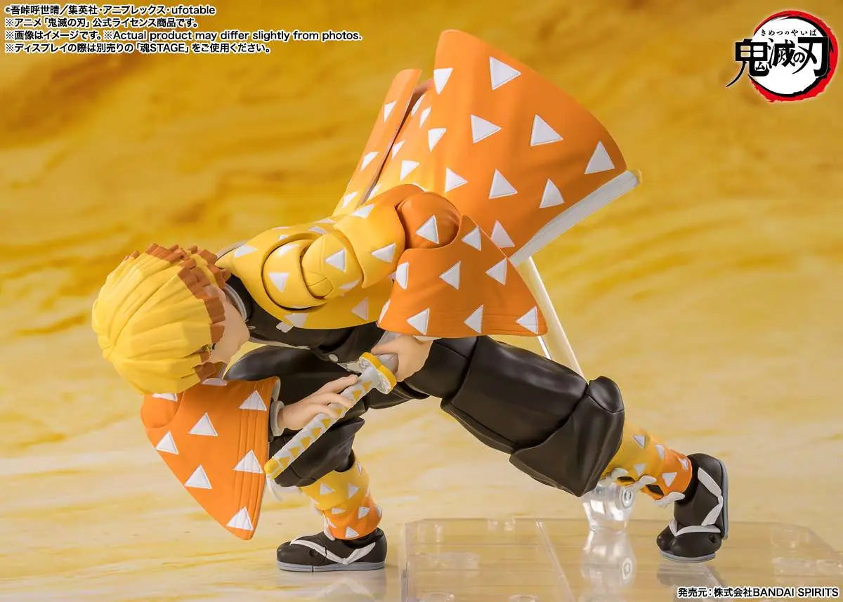 BANDAI ZENITSU - DEMON SLAYER S.H.FIGUARTS AGATSUMA ACTION FIGURE 14 cm