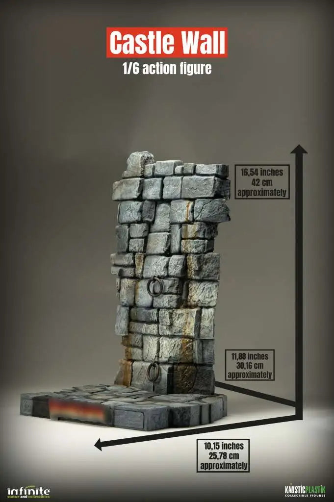 INFINITE STATUE CASTLE WALL 1/6 DIORAMA 42 cm
