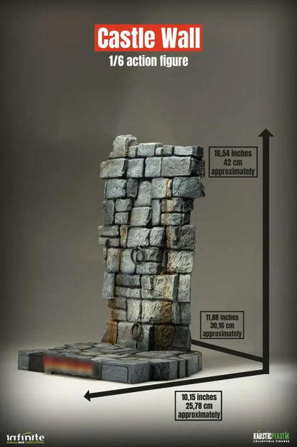 INFINITE STATUE CASTLE WALL 1/6 DIORAMA 42 cm