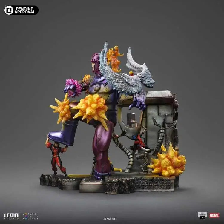 IRON STUDIOS X-MEN DANGER ROOOM DIORAMA B COMIC DEMI ART 1/20 STATUA 43.2cm x 51.3cm x 50.8cm