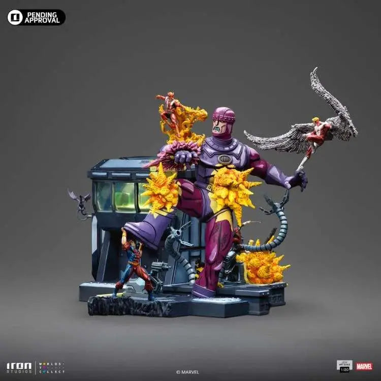 IRON STUDIOS X-MEN DANGER ROOOM DIORAMA B COMIC DEMI ART 1/20 STATUA 43.2cm x 51.3cm x 50.8cm