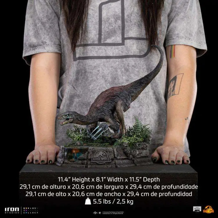 IRON STUDIOS JURASSIC WORLD THERIZINOSAURUS DEMI 1/20 STATUA 29 cm