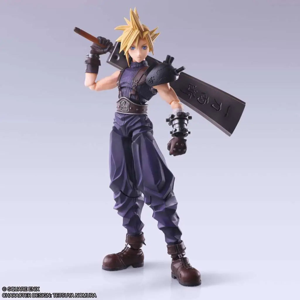 SQUARE ENIX FINAL FANTASY 7 CLOUD STRIFE HARDEDGE BRING ARTS AF ACTION FIGURE 15 cm