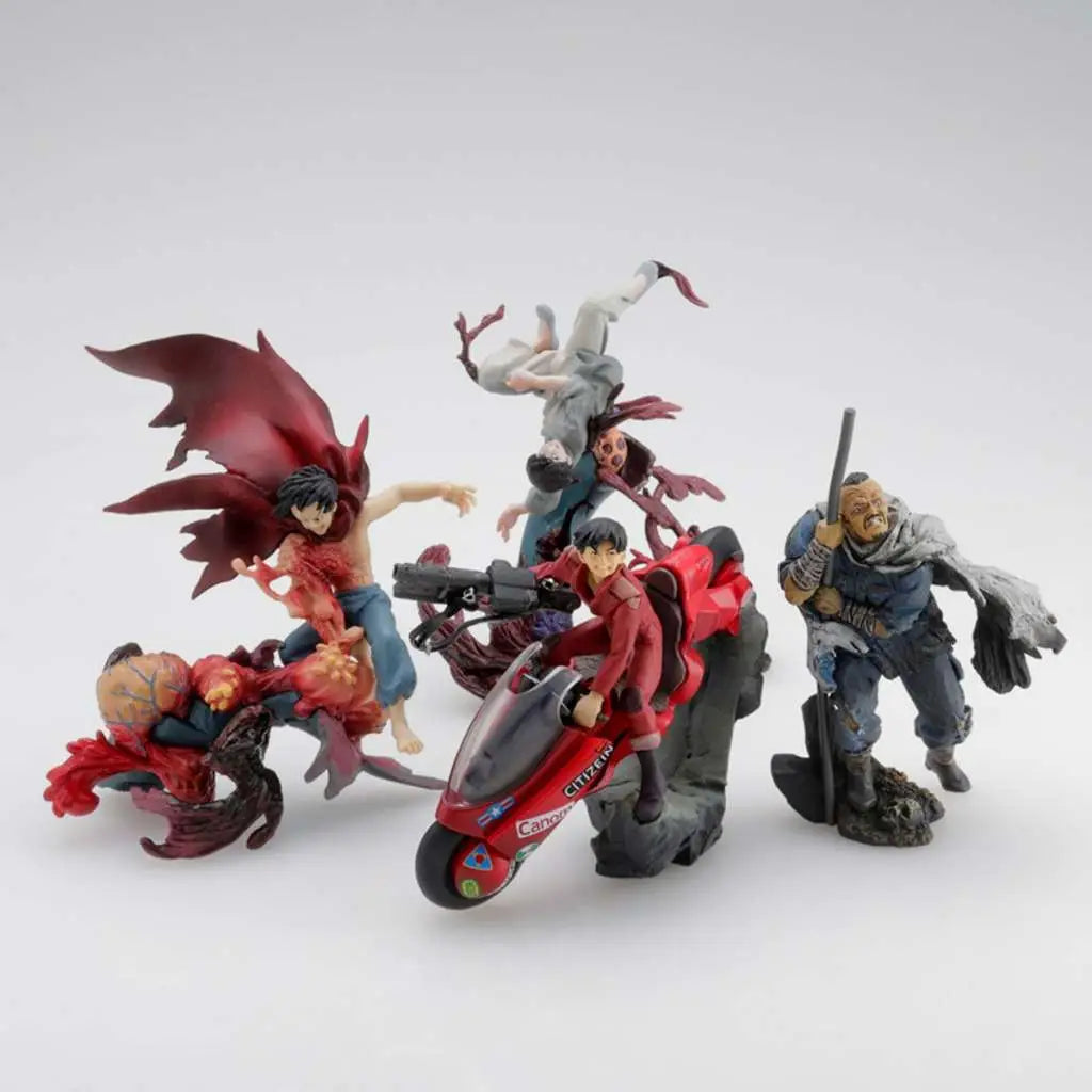 KAIYODO AKIRA MINIQ PART.4 KESSEN BOX DISPLAY (6) MINI FIGURA 5/8cm
