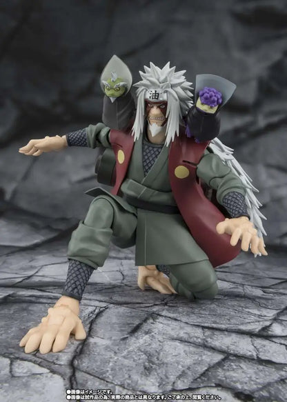 BANDAI JIRAIYA - NARUTO SHF HIDDEN LEAF HEROIC SAGE MODE ACTION FIGURE 17 cm
